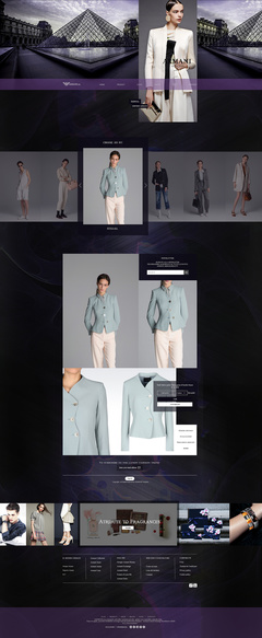 时尚与健康 个人自拟服装网页中的计生用品展示